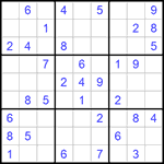 Судоку 9х9 #730 легкий