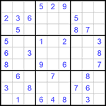 Судоку 9х9 #731 легкий