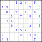 Судоку 9х9 #737 легкий