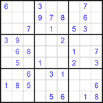 Судоку 9х9 #739 легкий