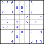 Судоку 9х9 #744 легкий