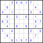 Судоку 9х9 #745 легкий