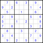 Судоку 9х9 #749 легкий