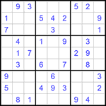 Судоку 9х9 #753 легкий