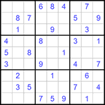 Судоку 9х9 #756 легкий