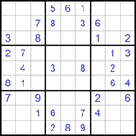 Судоку 9х9 #758 легкий