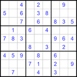 Судоку 9х9 #760 легкий