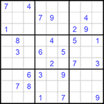 Судоку 9х9 #633 средний