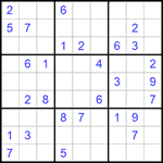 Судоку 9х9 #634 средний