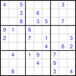 Судоку 9х9 #635 средний