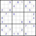 Судоку 9х9 #637 средний