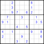 Судоку 9х9 #639 средний