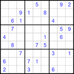 Судоку 9х9 #640 средний