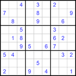 Судоку 9х9 #641 средний