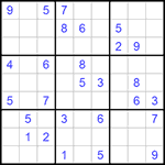 Судоку 9х9 #642 средний