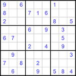 Судоку 9х9 #643 средний