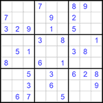 Судоку 9х9 #644 средний