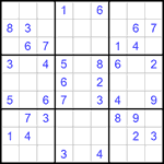 Судоку 9х9 #645 средний