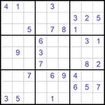 Судоку 9х9 #646 средний