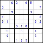 Судоку 9х9 #648 средний