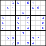 Судоку 9х9 #650 средний