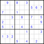 Судоку 9х9 #651 средний