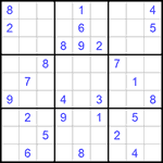 Судоку 9х9 #652 средний