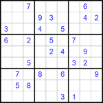 Судоку 9х9 #654 средний