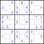 Судоку 9х9 #657 средний