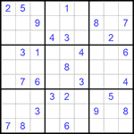 Судоку 9х9 #659 средний