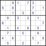 Судоку 9х9 #662 средний
