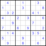 Судоку 9х9 #663 средний