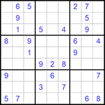 Судоку 9х9 #666 средний