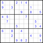 Судоку 9х9 #667 средний