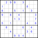 Судоку 9х9 #668 средний