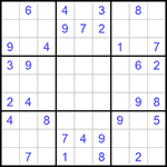 Судоку 9х9 #675 средний