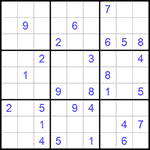 Судоку 9х9 #677 средний