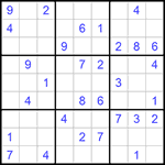 Судоку 9х9 #679 средний