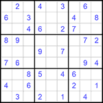 Судоку 9х9 #680 средний