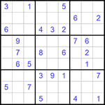 Судоку 9х9 #681 средний