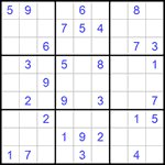 Судоку 9х9 #682 средний