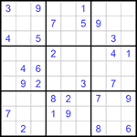 Судоку 9х9 #683 средний