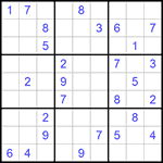 Судоку 9х9 #685 средний