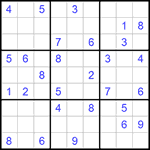 Судоку 9х9 #686 средний