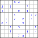 Судоку 9х9 #687 средний