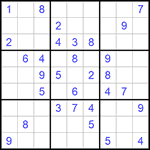 Судоку 9х9 #688 средний