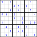 Судоку 9х9 #690 средний