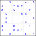Судоку 9х9 #691 средний