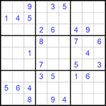 Судоку 9х9 #692 средний