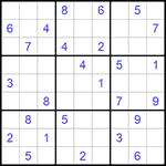 Судоку 9х9 #693 средний